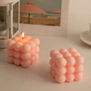 Bubble Whisper candle (Pink)