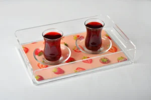 Strawberry Printed tray