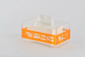 Orange tissue box