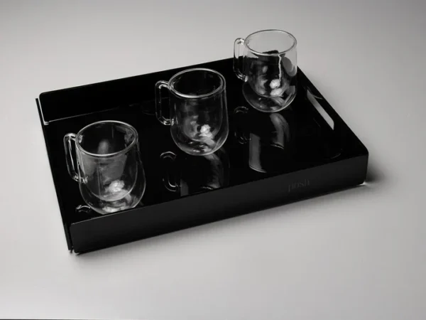 black tray