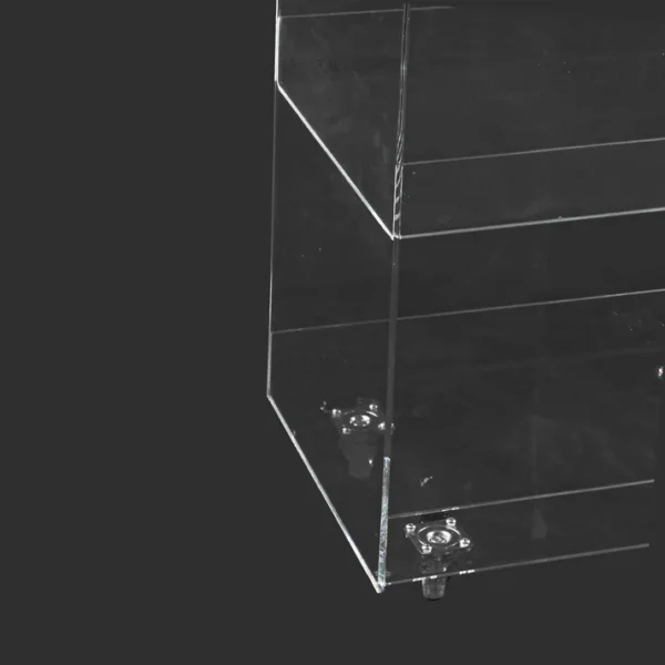 Transparent tea trolley