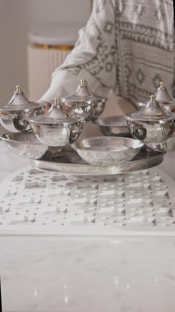 Sunray multi bowls on one tray