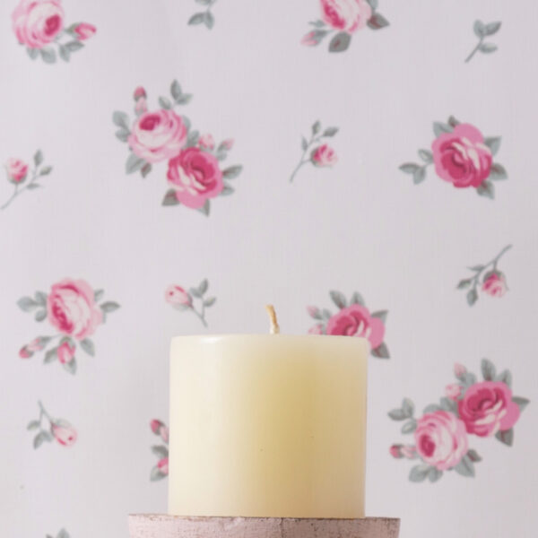 Pillar candle-antique white