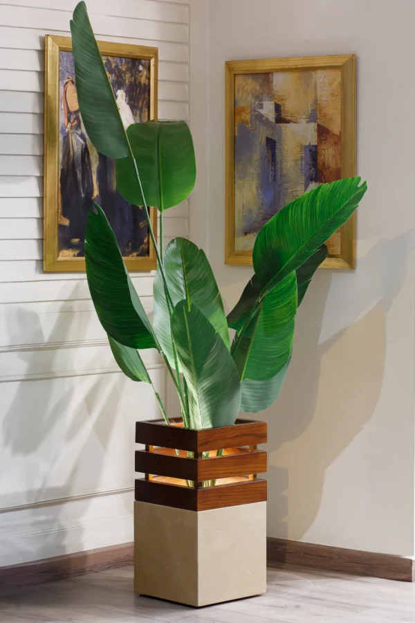 Planter Pot (Ivory Leaf)