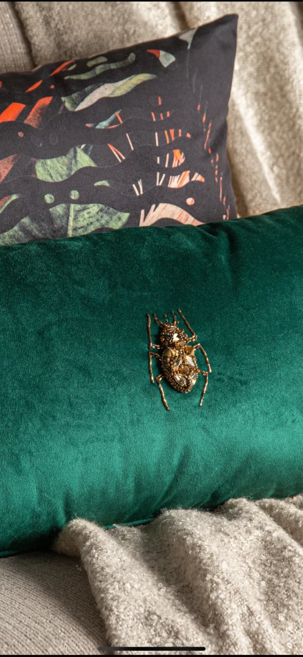 THE VELVET SCARAB CUSHIONS