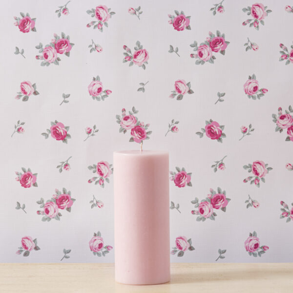 Rose pillar candle-Large