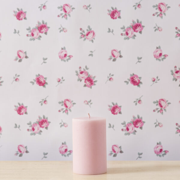 Rose pillar candle-Small