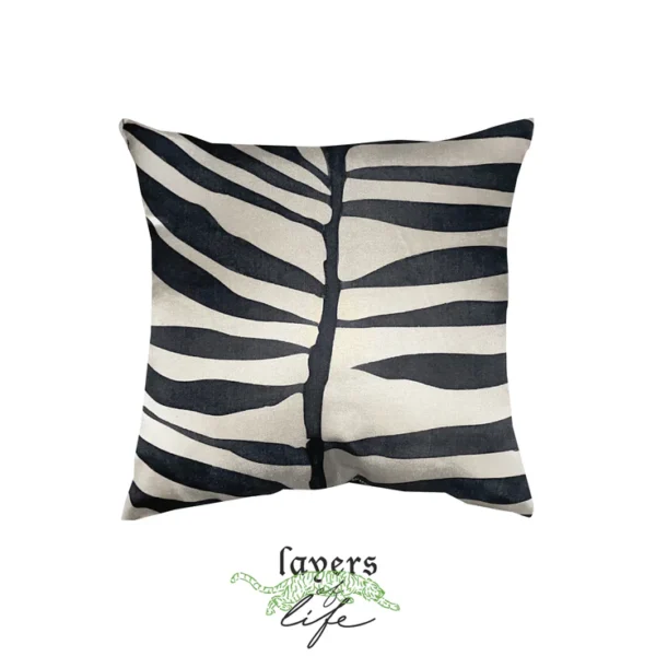 THE SILK ZEBRA LEAF CUSHIONS