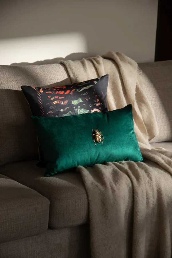 THE VELVET SCARAB CUSHIONS