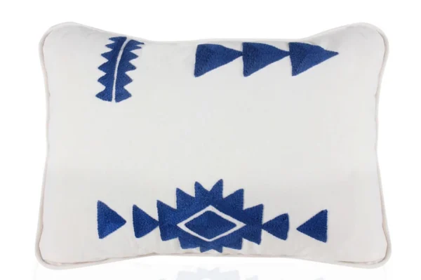 "Discover the Art of Klim: Geometrical Pattern Cushion"