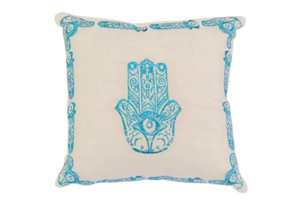 "Elevate your décor with our Machine embroidered KAF cushion"