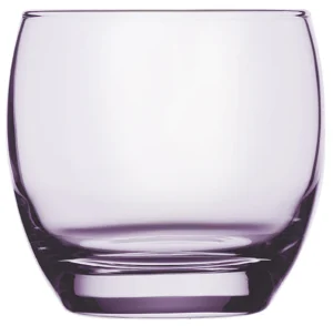 Pasabahce Barrel Old Fashioned Glass - Purple, 340ml