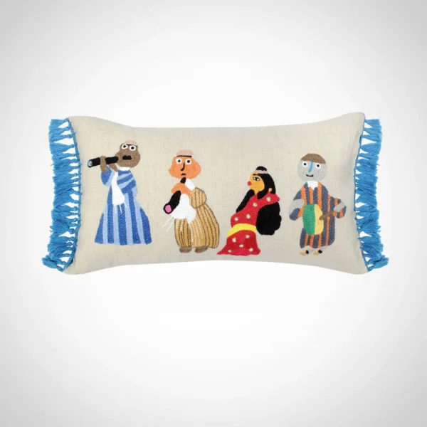 "Cairo Nights: El Leila El Kebira Musicians Cushion"