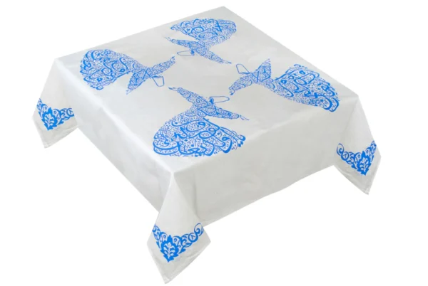 Sufi Tablecloth in Blue