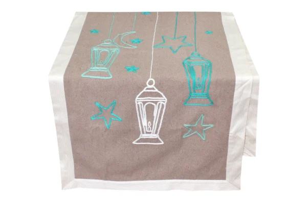 Lantern Light: A Table Runner to Illuminate Your Ramadan Dinner