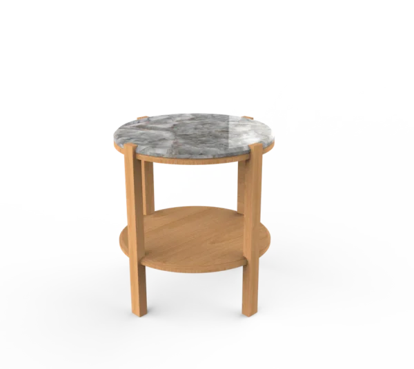 Milky Side Table