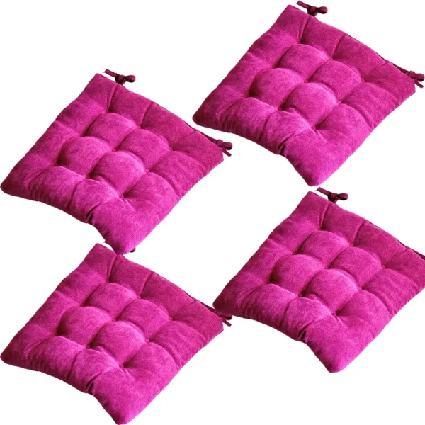 Velvet Premium Purple Seat Cushion