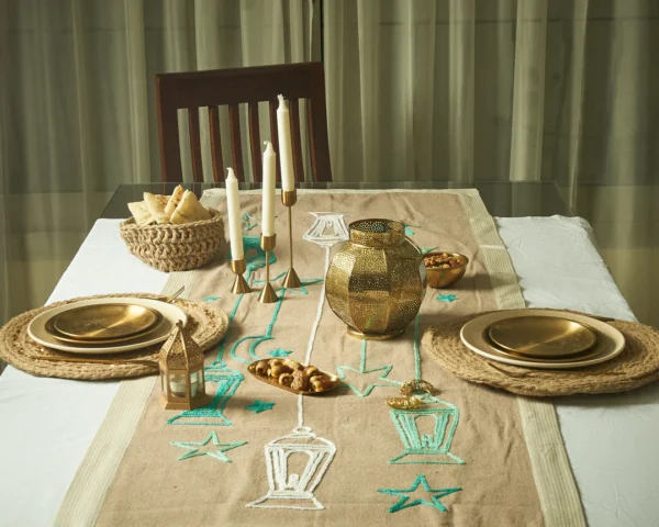 Lantern Light: A Table Runner to Illuminate Your Ramadan Dinner