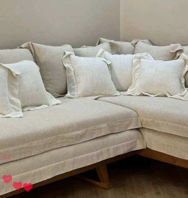 Tan sofa